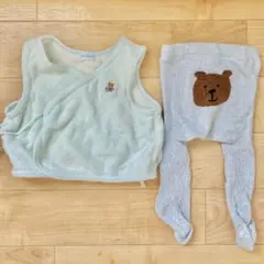 MIKI HOUSE ベビーベスト・Baby GAP ベビータイツ 2点セット