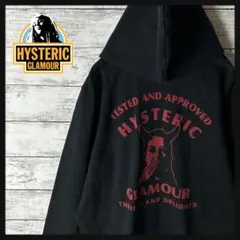 美品　M【入手困難】ヒステリックグラマー☆ヒスガール 厚地 裏起毛 パーカー 希少！美品！】☆ ヒステリックグラマー ヒスガール ジップ