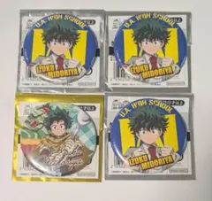 僕のヒーローアカデミア　オープンスクール 缶バッジ　緑谷出久　カップケーキ　4個