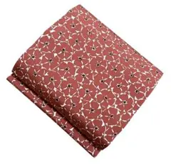 ユ91美品　全通柄名古屋帯 花 正絹 着物帯　仕立て上り