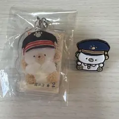 じょせまるぽぷあぷ　らて　キャラクターキーホルダー　ピンバッチ