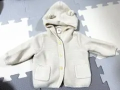 baby GAP ベビー　アウター　くま耳フード付きカーディガン　70cm
