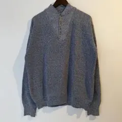 【L.L.Bean】 80〜90's Henry Neck Knit