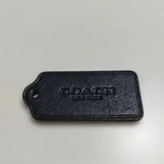 COACH　コーチ　BLACK　ブラック　黒　キーホルダー　チャーム　タグ