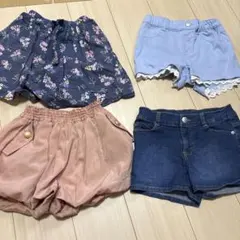 女の子　ショートパンツ　キュロット　140㎝