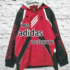 希少 アディダス デサント製 90s ヴィンテージ Jacket ビッグロゴ