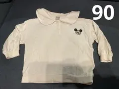 ミッキーマウス フード付きトップス　90 フタフタ