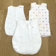 ベビースリーパー 3枚セットまとめ 動物柄　ミキハウス　赤ちゃんの城　バースデイ