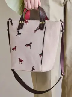 美品 ラシット russet 馬柄 バッグ ショルダーバッグ 馬のサムネイル