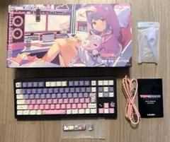 新品未開封】VSPO!GEAR 紫宮るな EDITION ゲーミングキーボード - メルカリ