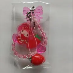 サンリオ マイメロディ　シークレットストラップ いちご新聞50周年記念