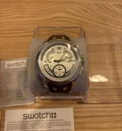 SWATCH スウォッチ アイロニーレトログラード ゴールドアワー