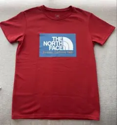 THE NORTH FACE ロゴ Tシャツ Lサイズ レッドのサムネイル