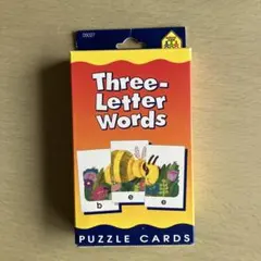 School Zone Three-Letter Words カード