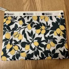 Lesportsac 付録 レモン柄ポーチ 大