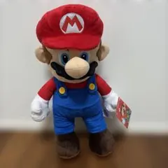 スーパーマリオ　特大サイズぬいぐるみ　マリオ