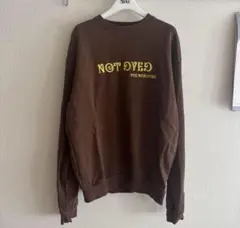 NOT DYED super heavy sweat Mサイズ ブラウン