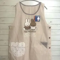 【新品】ミッフィーとメラニーのエプロン M〜L