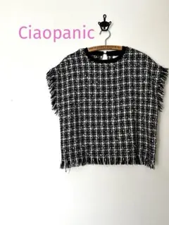 Ciaopanic チャオパニック　ノースリーブ　ツイード　カットソーのサムネイル