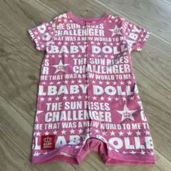 BABY DOLL ピンク　ロンパース80㎝