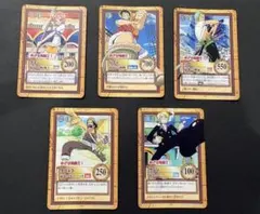 美品】ワンピース カードダス ハイパーバトル めざせ海賊王 プロモ5枚