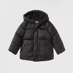 撥水加工ベビーコート（ZARA ベビー 80cm ブラック）