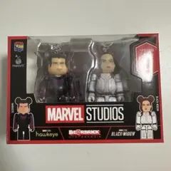 MARVEL ベアブリック ペア賞 D ホークアイ ブラックウィドウ