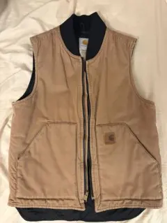 Carhartt ダックベストカーハート ワークベスト ブラウン【美品】アメカジ