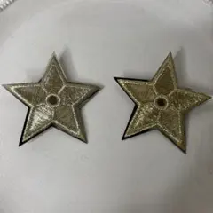 綺麗♡Diorディオール ゴールド星型ブローチ（ピンバッチ)2点セット