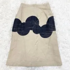 【希少/美品】ミナペルホネン circle サークル スカート リネン 麻のサムネイル