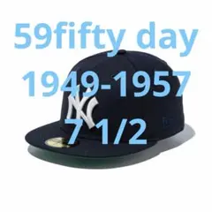 ニューエラ59FIFTY Day ヤンキース 1949-1957 7 1/2