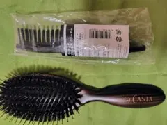 【美品】La Casta ヘッドスパブラシ ＆ 専用クリーナー（未開封）のサムネイル