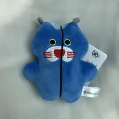 mojojojo ぶるぶるマスコットストラップ 青猫　新品