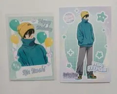 ブルーロック コラボカフェ本舗 バースデーブロマイド イラストカード 凛