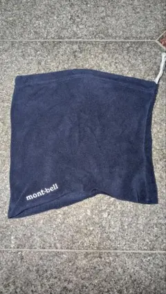 mont-bell フリース ネックウォーマー FREE ネイビー