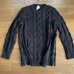 Polo Ralph Lauren ケーブルニットセーター 黒