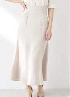 【匿名配送】earth music&ecology パール付きマーメイドスカート