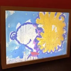 Tom Everhart SNOOPYアートパネル LEDライト付き