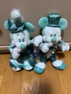 ディズニー ハロウィンスプーキーboo!パレード　ミッキーミニーぬいぐるみバッジ