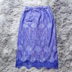 美品 グレースコンチネンタル　フラワー刺繍　タイトスカート　レース