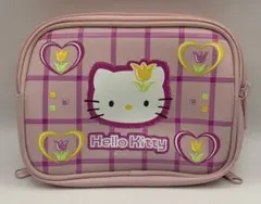 ハローキティ ポーチ ピンク　6穴式バインダー　スケジュール帳　ペンケース