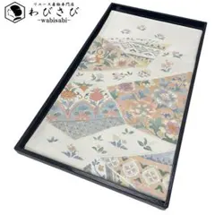 ZY-828 袋帯 やまと謹製 純プラチナ箔 陶画四季花紋 名品 フォーマル ZY-828 袋帯 やまと謹製 純プラチナ箔 陶画四季花紋 フォーマル 正絹
