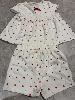 ま*る様 ハート柄 セットアップ