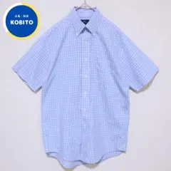 ブルックスブラザーズ 346 半袖シャツ 水色 クールビズ Sサイズ