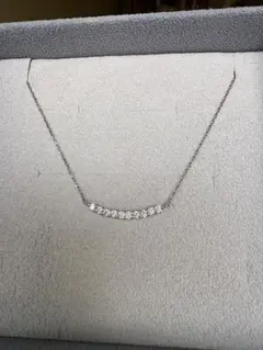 ダイヤモンドネックレス プラチナ ライン