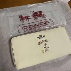 COACH 長財布　スヌーピー