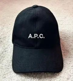極美品】A.P.C アーペーセー ロゴ デニム キャップ ユニセックス