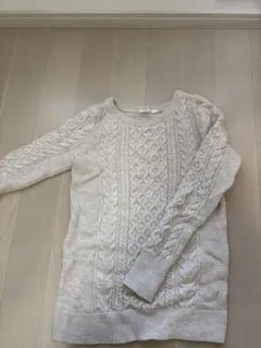GAP ケーブルニットセーター S アイボリー
