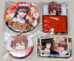 【4点セット】アイナナ 七瀬陸 缶バッジ・アクキー