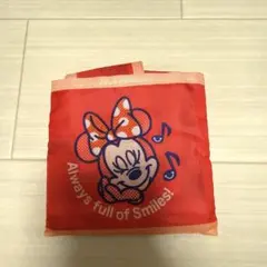ミニーマウスエコバッグ 東京ディズニーリゾートカプセルトイTDL赤ガチャガチャ